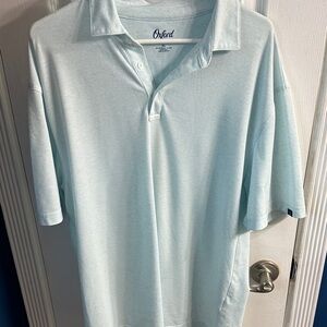 Oxford Sky Blue Polo Shirt for Men